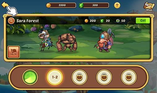 Idle heroes - Android game screenshots.