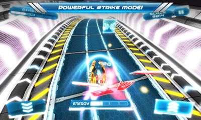 Gameplay of the Ion Racer for Android phone or tablet.