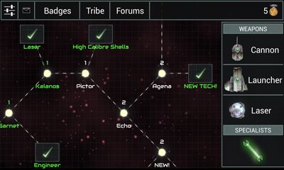 Gameplay of the Ionage for Android phone or tablet.