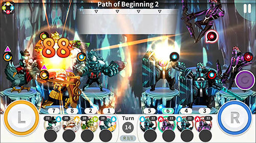 Irium: Rhythm action art RPG - Android game screenshots.