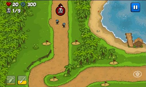 Islands defense. Iron defense pro - Android game screenshots.