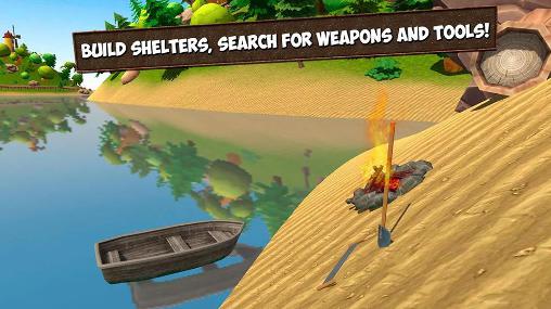 Island survival simulator 3D - Android game screenshots.