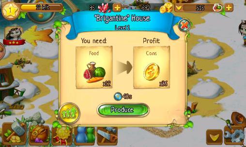Island village - Android game screenshots.