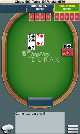 Jagplay: Durak online - Android game screenshots.