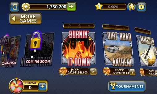 Jason Aldean: Slot machines - Android game screenshots.