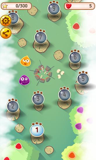 Jelly monsters: Sweet mania - Android game screenshots.