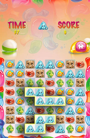Jelly pets - Android game screenshots.