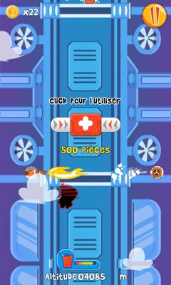Gameplay of the Jetpack High for Android phone or tablet.