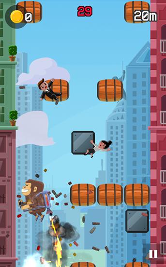 Jetpack Kong: Revolution - Android game screenshots.