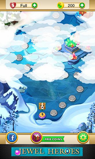 Jewel heroes: Match diamonds - Android game screenshots.