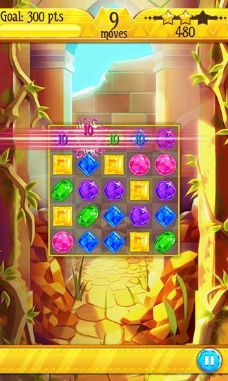 Jewel hunt - Android game screenshots.