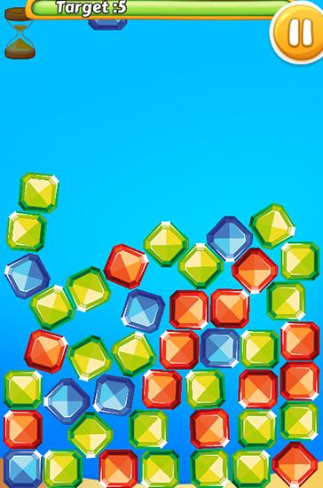 Jewel rush: Match color - Android game screenshots.