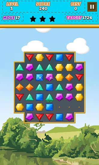 Jewel star - Android game screenshots.