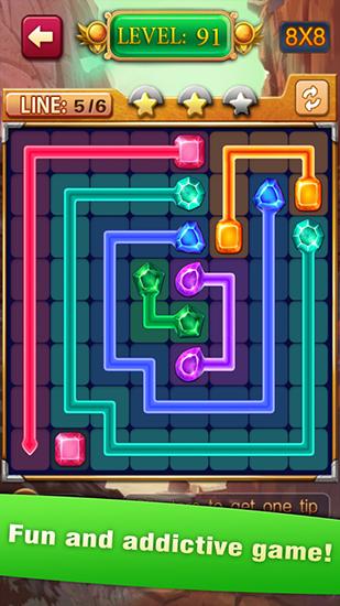 Jewels flow - Android game screenshots.
