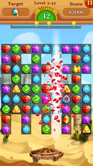 Jewels star legend: Diamond star - Android game screenshots.