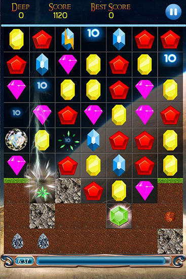 Jewels star saga - Android game screenshots.