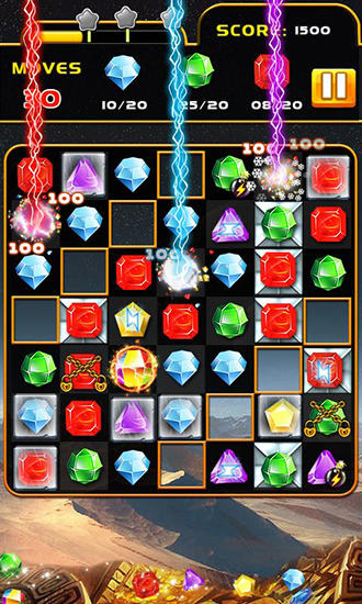 Jewels world: Epic - Android game screenshots.