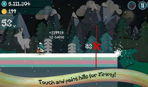 Jimmy's snow runner - Android game screenshots.