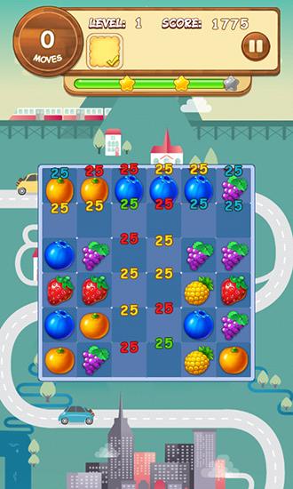 Juice legend: Match 3 - Android game screenshots.