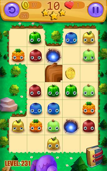 Juicy blast: Fruit saga - Android game screenshots.
