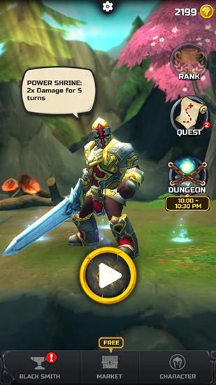 Jump warrior - Android game screenshots.