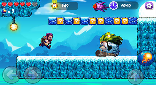 Jumping boy world - Android game screenshots.