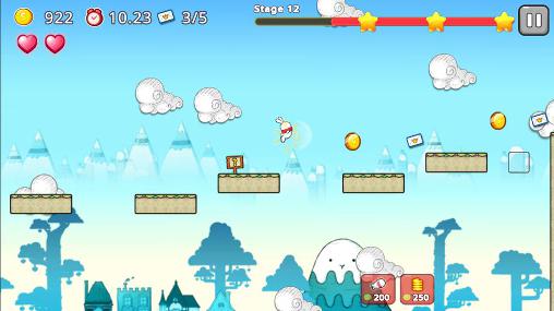 Jumping world - Android game screenshots.