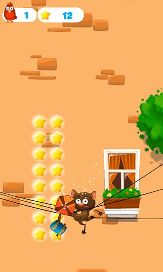 Jumpy cat - Android game screenshots.