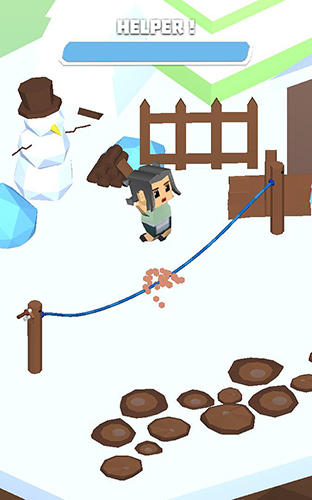 Jumpy rope - Android game screenshots.