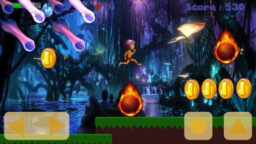 Jungle castle run. Jungle fire run - Android game screenshots.