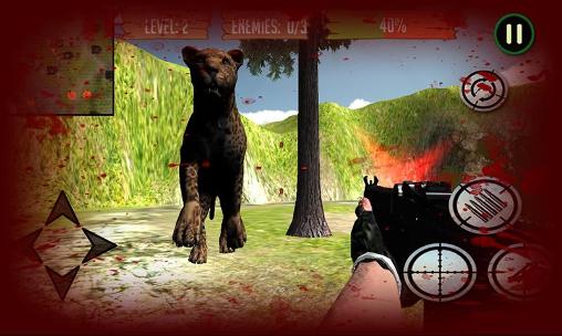 Jungle: Hunting and shooting 3D - Android game screenshots.