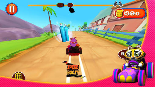 Jungle: Kart racing - Android game screenshots.
