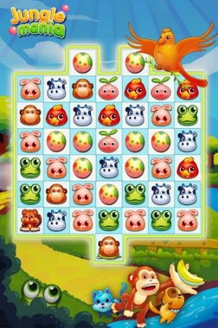 Jungle mania - Android game screenshots.