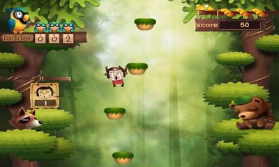 Jungle Monkey Jump - Android game screenshots.