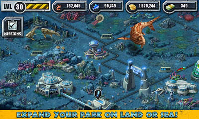 Jurassic Park Builder - Android game screenshots.
