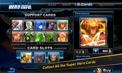 Gameplay of the Justice League: EFD for Android phone or tablet.