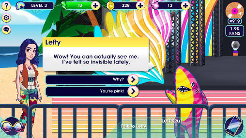 Katy Perry pop - Android game screenshots.