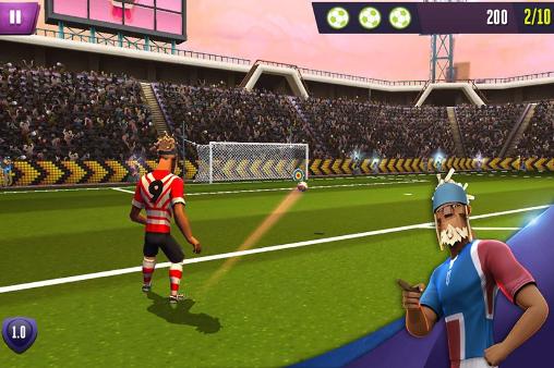 Kicks! Football warriors - Android game screenshots.