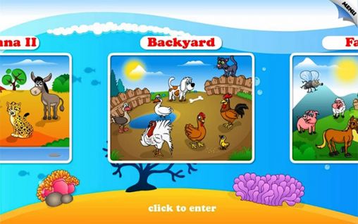 Gameplay of the Kids animal preschool puzzle l for Android phone or tablet.