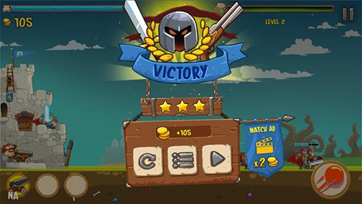 Kingdom defense: Epic hero war - Android game screenshots.