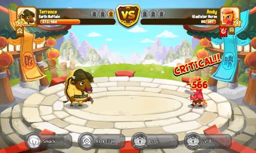 Kung fu pets - Android game screenshots.