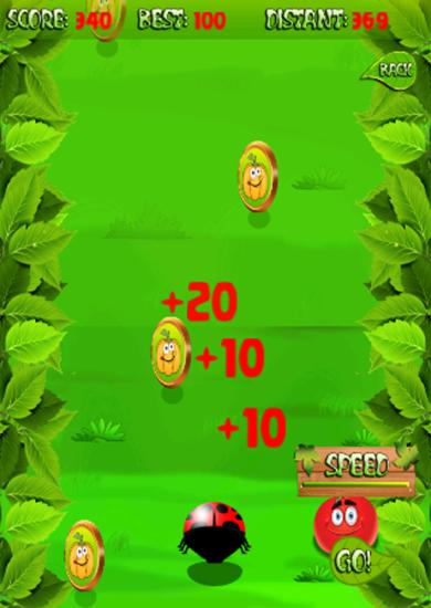 Ladybird run - Android game screenshots.