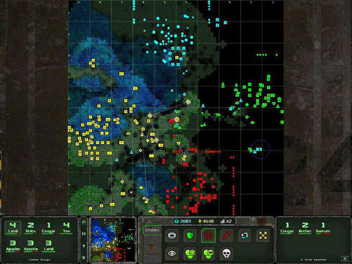 Land air sea warfare - Android game screenshots.