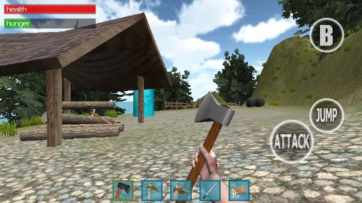 Landlord 3D: Survival island - Android game screenshots.