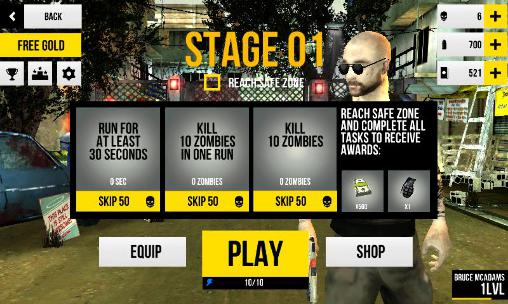 Last run: Dead zombie shooter - Android game screenshots.