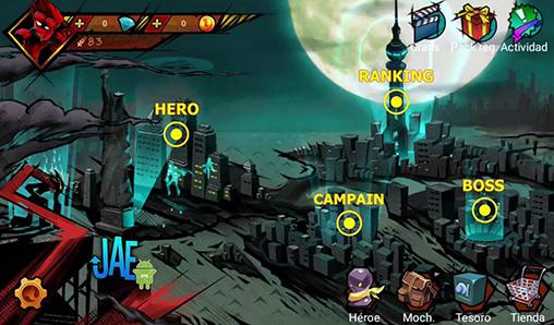 Gameplay of the League of Stickman: Zombie for Android phone or tablet.