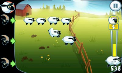 Gameplay of the Leap Sheep! for Android phone or tablet.
