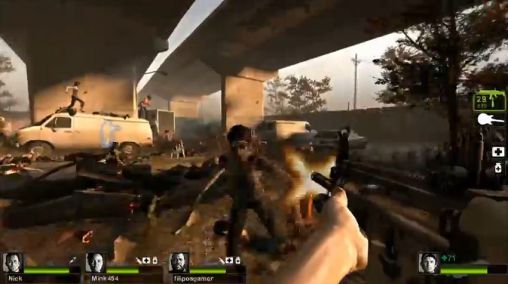 Left 4 dead 2 - Android game screenshots.