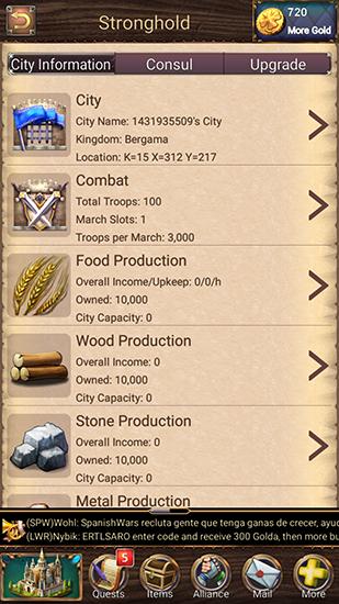 Legend of empire: Expedition - Android game screenshots.