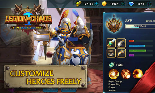 Legion of chaos: Tides of darkness - Android game screenshots.